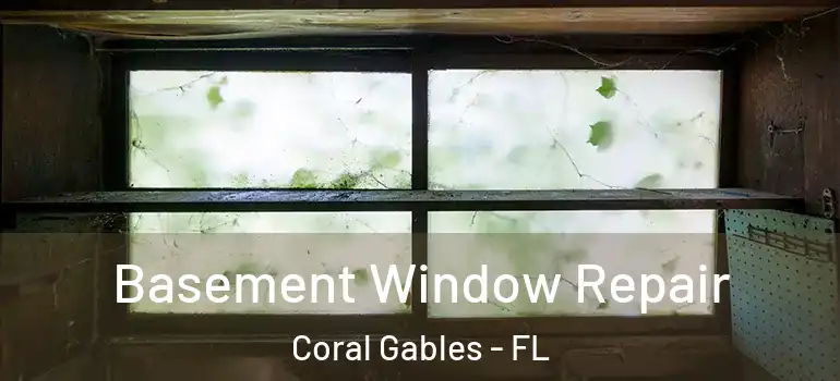  Basement Window Repair Coral Gables - FL