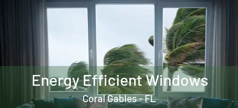  Energy Efficient Windows Coral Gables - FL