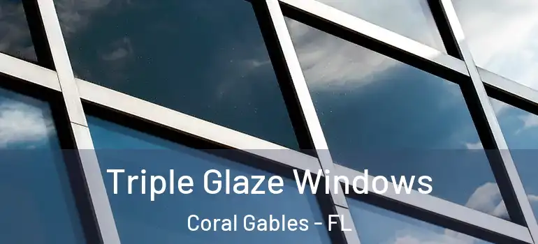  Triple Glaze Windows Coral Gables - FL